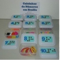 caixinha de números em braille