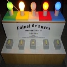  Painel de Luzes Coloridas Bancada Sensorial
