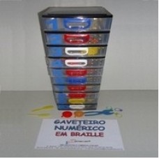 Gaveteiro Numérico em Braille