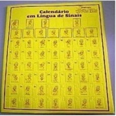 Calendário de Libras EVA