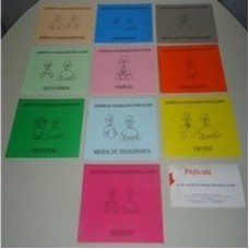 Kit Completo de Cadernos de Vocabulários em Libras