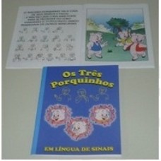 Livro de Estória Infantil em Libras Os Três Porquinhos