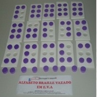 Alfabeto braille em EVA