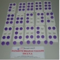 Alfabeto braille em EVA