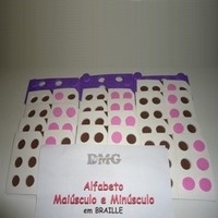 Alfabeto Maiúscula e Minúscula em Braille