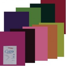 Papel color   c/10 cores sortidas  PT 20 FL